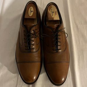 Light brown Johnson & Murphy dress shoes